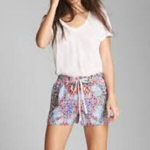 Gap Drawstring Utility Linen/Cotton Shorts Size XL